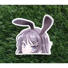 Bunny Girl Peeker Sticker