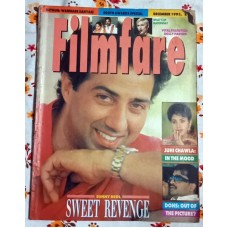 Rare Vintage Bollywood FILMFARE Dec 1993 India Movie Magazine Mandakini Mithun