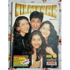 Rare Vintage Bollywood FILMFARE March 1998 India Movie Magazine Bobby Ajay Rekha
