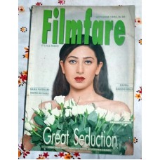 Rare Vintage Bollywood FILMFARE Sept 1996 India Movie Magazine Bobby Sridevi