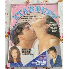 Rare Vintage Bollywood STARDUST Aug 1999 Urmila Preti  India Cinema Magazine 132